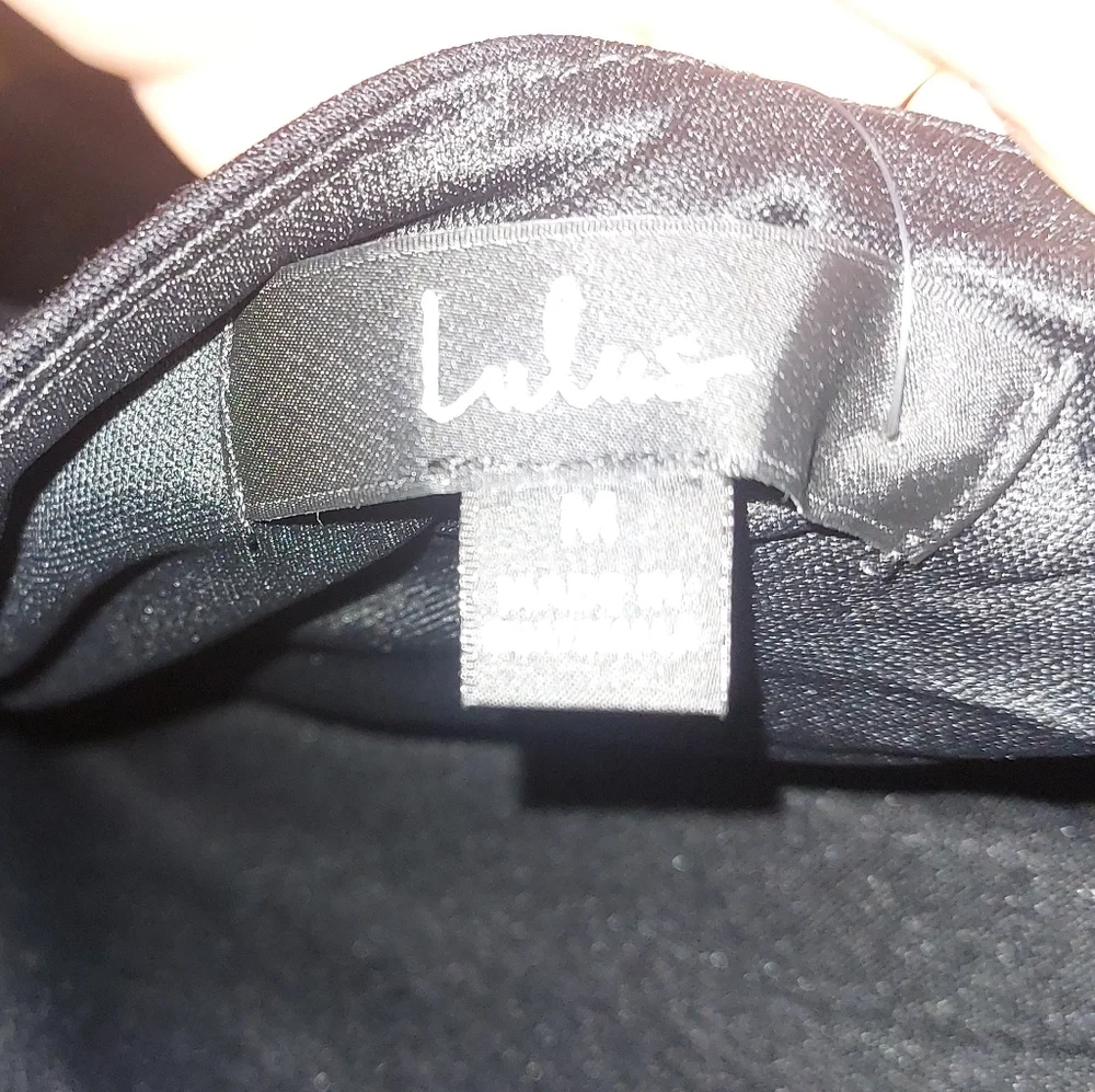 Lulu’s Believe in Love Black Backless Skater Dress in Black - Picture 6 of 10